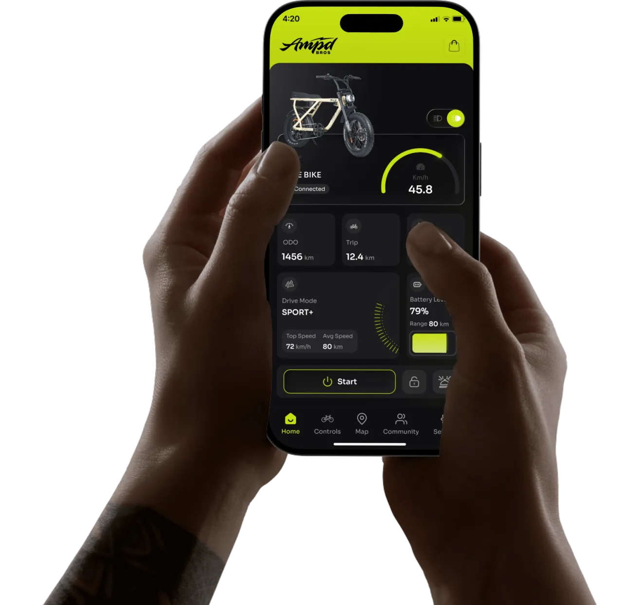 App design mockup
