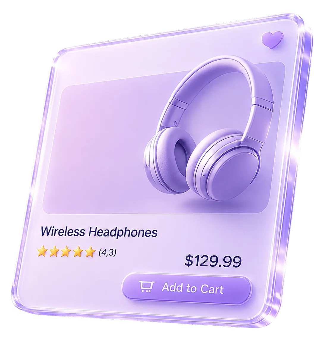 E-commerce product mockup